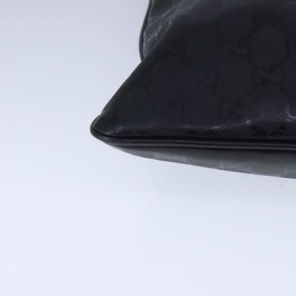 GUCCI GG implementation Shoulder Bag Silver Black 201446 Auth yk16256 - Picture 15 of 16